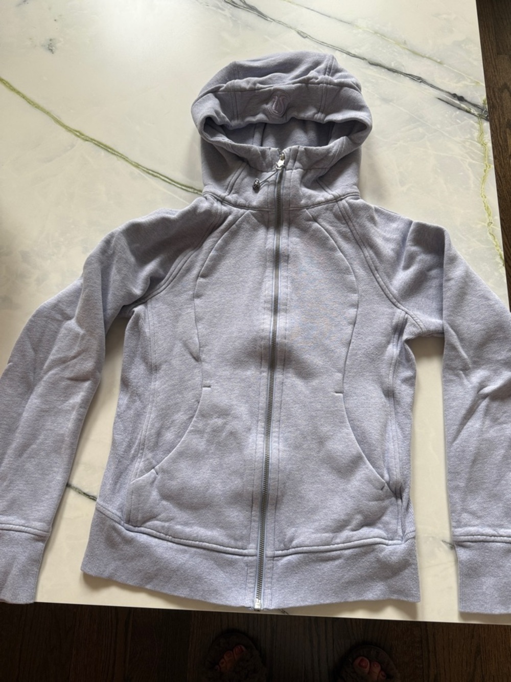 Lululemon Lavender Scuba Zip Hoodie - Size 6